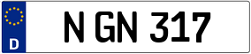 Truck License Plate
